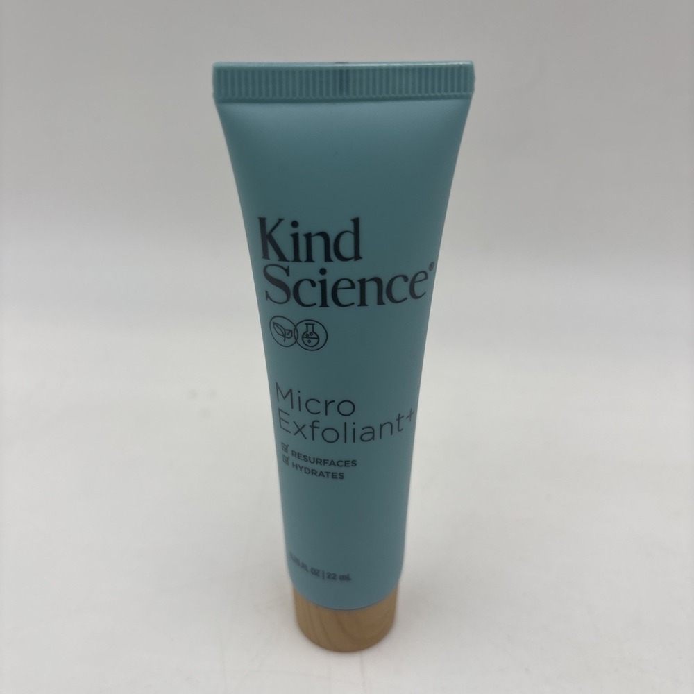Kind Science Micro Exfoliant 2.0 fl oz Tube Resurfaces Hydrates Cruelty Free New